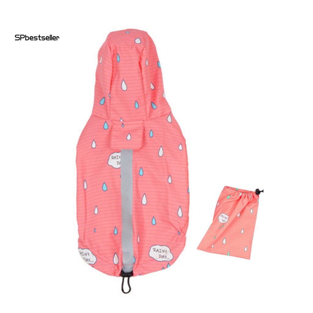 Áo Mưa Màu Sắc Tươi Sáng Chống Dính Cho Thú Cưng Teddy