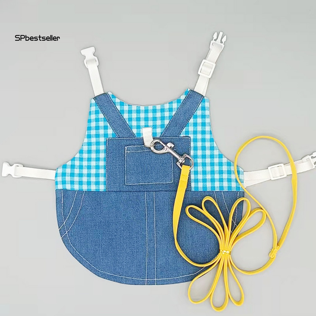 1 Bộ Áo Sát Nách In Hình Thỏ Nhỏ Dễ Thương Có Dây Đeo Cho Thỏ