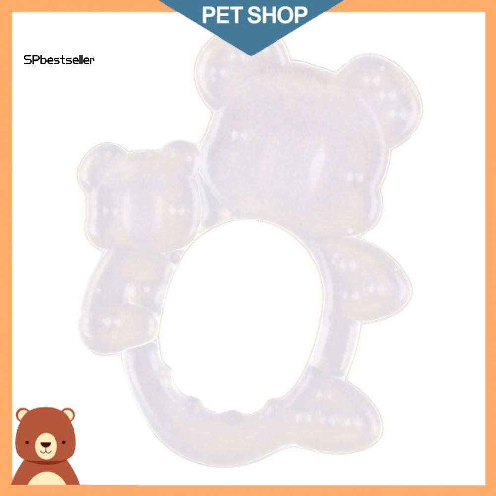 Đồ Chơi Ngậm Nướu Bằng Silicone Hình Chú Gấu Dễ Thương Cho Bé