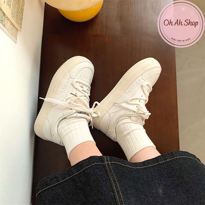 🍓  Giày Đi Học Giày Da Hàng Loại 1 Mũi Tròn 2 Dây Phong Cách Cá Tính  Ohahshopgiaydep