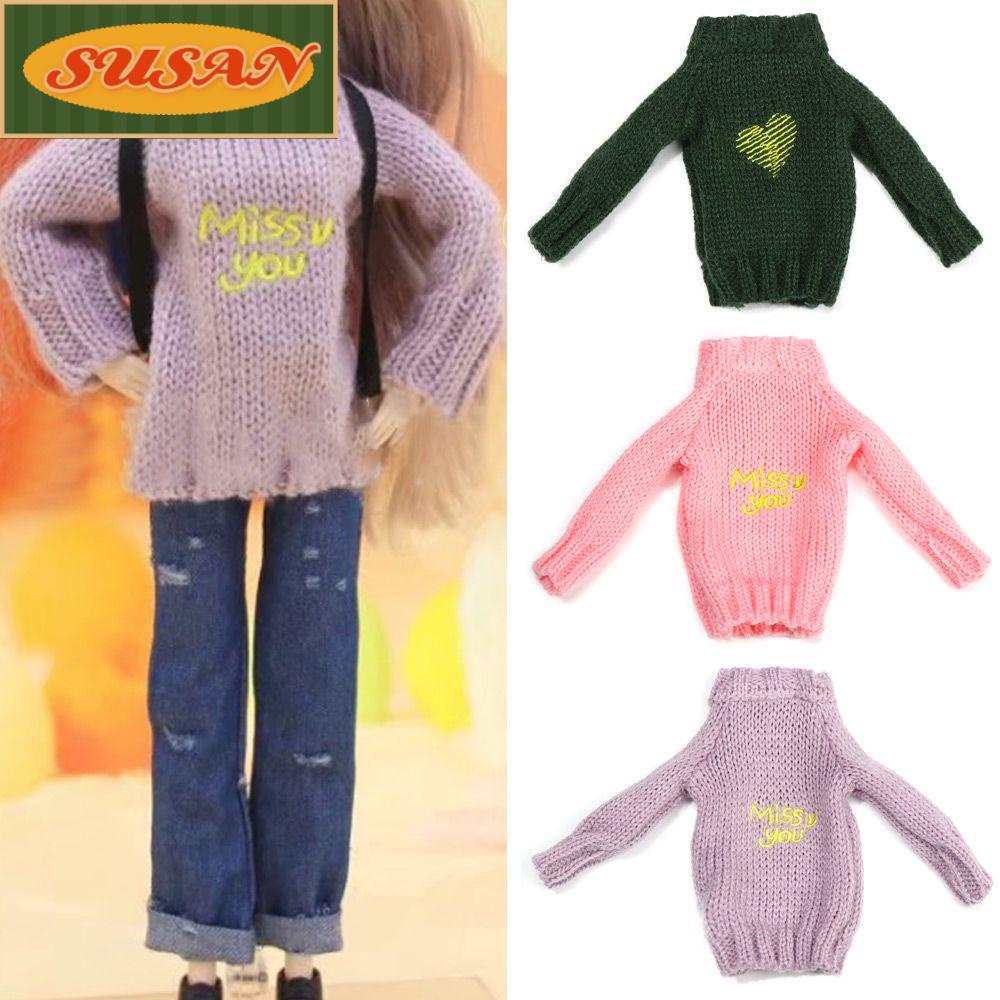 SUSANS Áo Len Dệt Kim Mini Nhiều Màu Dành Cho Búp Bê