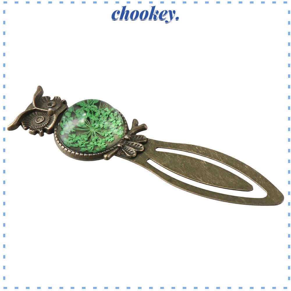 Bộ 6 Kẹp Sách Kim Loại 6 Miếng Đánh Dấu Trang Sách Hình Cú Mèo Độc Đáo