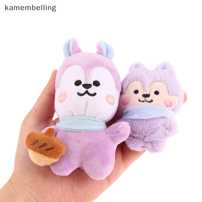 Búp Bê Nhồi Bông Bt21 Hoạt Hình Bt21 Dễ Thương Trang Trí Ba Lô / Balo / Quà Sinh Nhật Cho Bé Gái