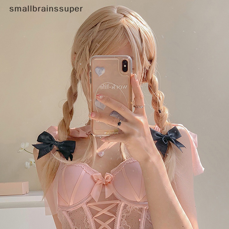 Bộ 2 Kẹp Tóc Nơ Sa Đuôi Ngựa Nhỏ Xinh Thời Trang Mùa Hè Cho Bạn Gái SBS