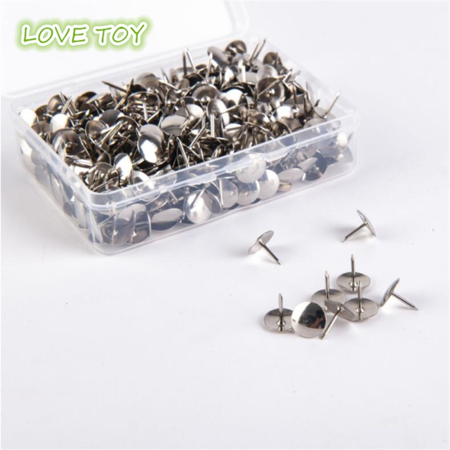 500 Ghim Cài Bản Đồ Mạ Niken Màu Bạc Dùng Trang Trí Văn Phòng / Trường Học