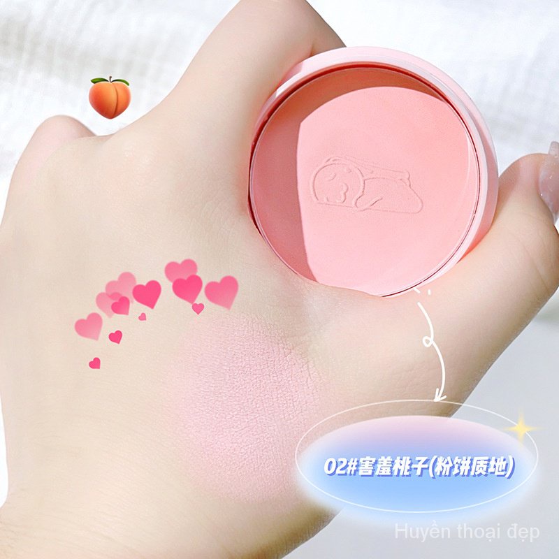 Phấn Má Hồng Trang Điểm Tự Nhiên Màu Macaron Xinh Xắn