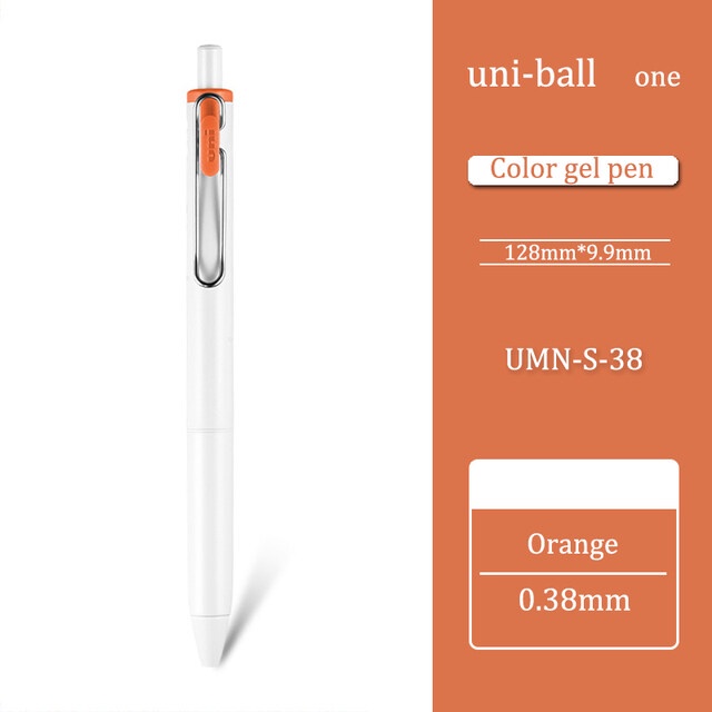 1 Bút Mực Gel UNI Màu Trơn Ngòi 0.38 UMN-S 0.38 / 0.5mm