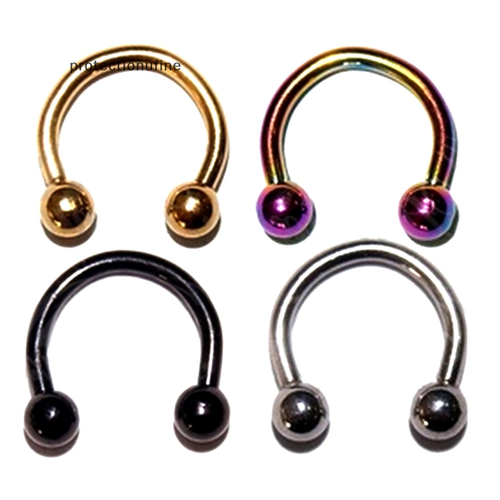 1 Khuyên Mũi / Môi / Tai / Mũi Giả Dạng Kẹp Trang Sức Thời Trang PR3VN