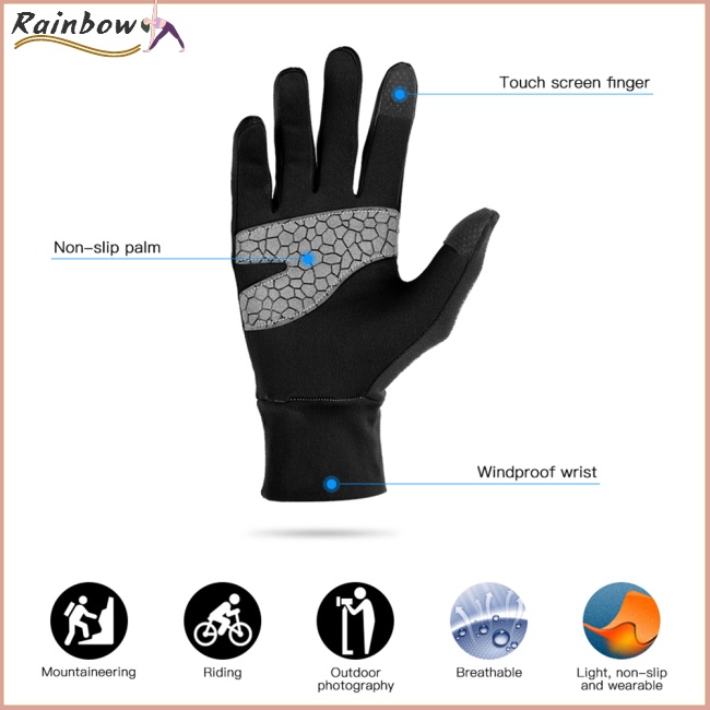 1 Đôi Găng Tay Silicone Chống Trượt Dùng Được Màn Hình Cảm Ứng