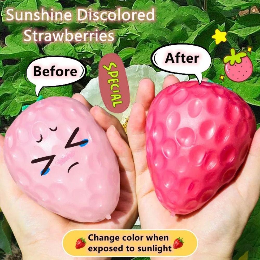 Đồ Chơi Xốp Squishy Giảm Stress Hình Ống Hút Thay Đổi Màu Sắc Dễ Thương Cho Bé
