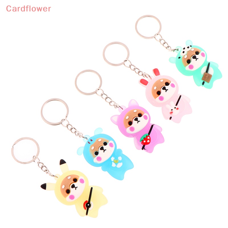 1 Móc Khóa Hình Búp Bê Hoạt Hình Phát Sáng Dễ Thương