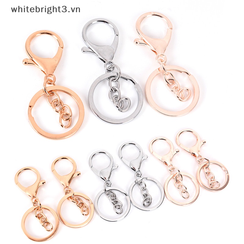 Set 10 Móc Khóa Làm Trang Sức DIY Hình Tôm Hùm