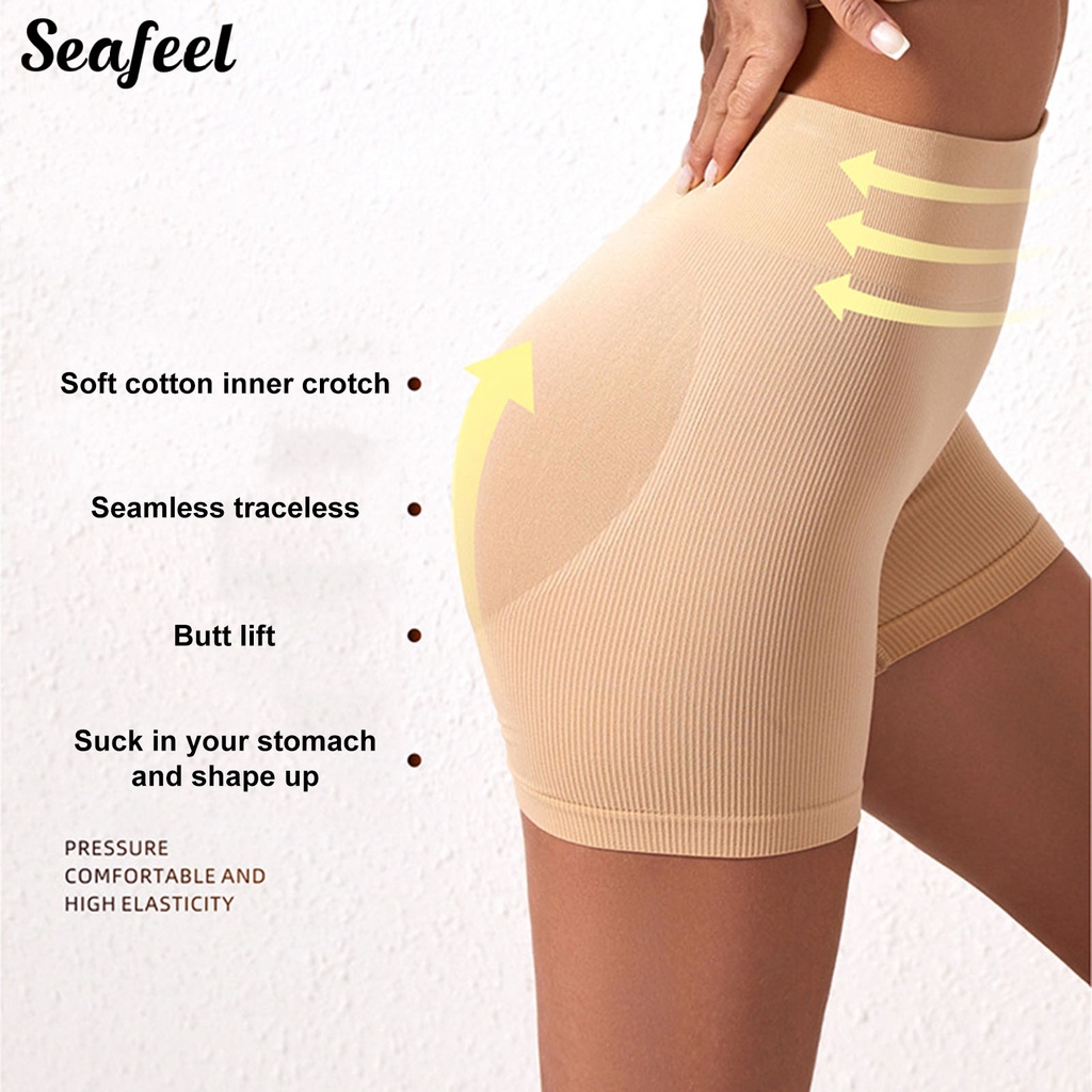 Quần Sooc Lưng Thun Co Giãn Thoáng Khí Bảo Vệ Bụng An Toàn Cho Nữ