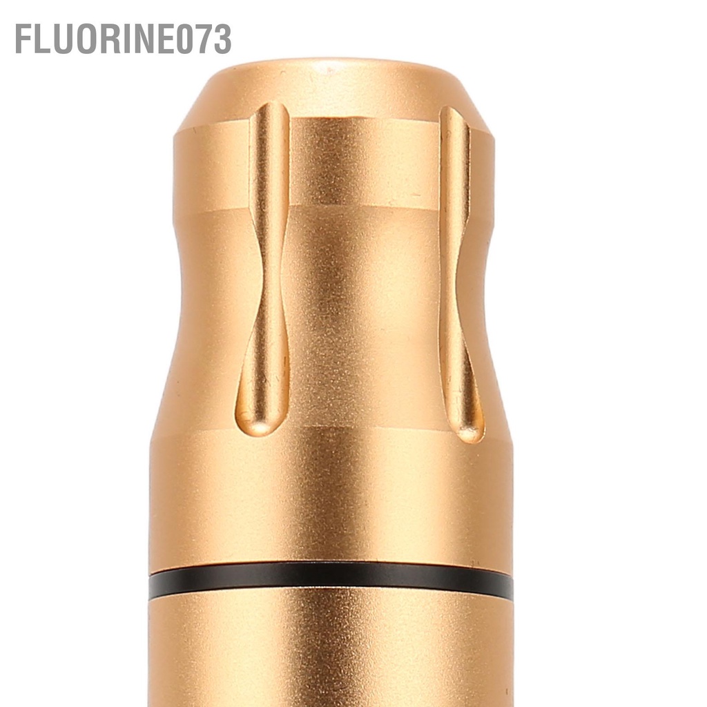 Fluorine073 Hoàn chỉnh Bộ Hình Xăm Bút Quay Máy Cung Cấp Điện Bàn Đạp Chân Dụng Cụ Vàng 100‑230V