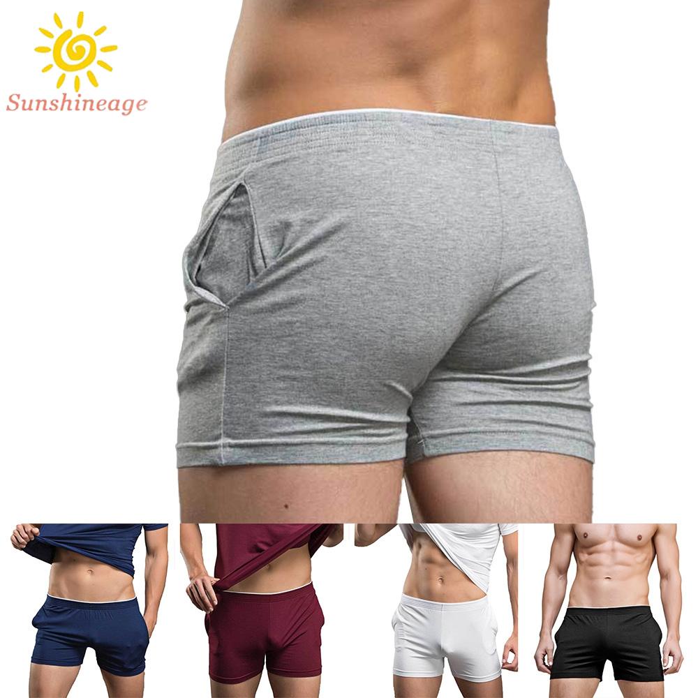 Quần Short Ngủ Màu Trơn Thoải Mái Và Thư Giãn Cho Nam