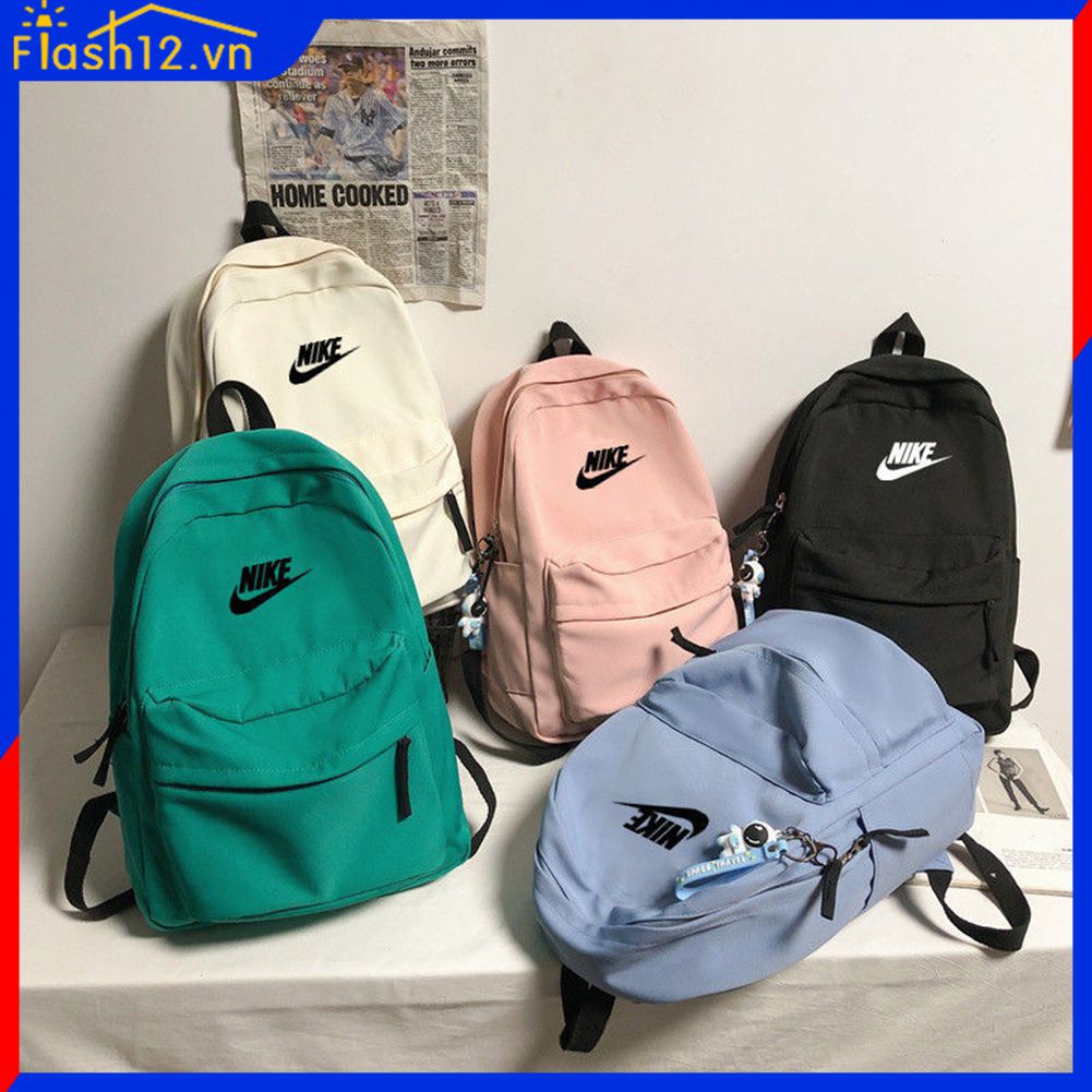 Thương hiệu thời trang mới NIKE ba lô thời trang Hàn Quốc cặp học sinh cấp 2 học sinh nữ Ba lô cặp đôi phong cách Harajuku flash12_vn