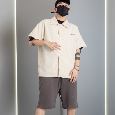 Áo Sơ Mi Tay Ngắn Phong Cách Đường Phố Mùa Hè Thời Trang Cao Cấp Cho Nam