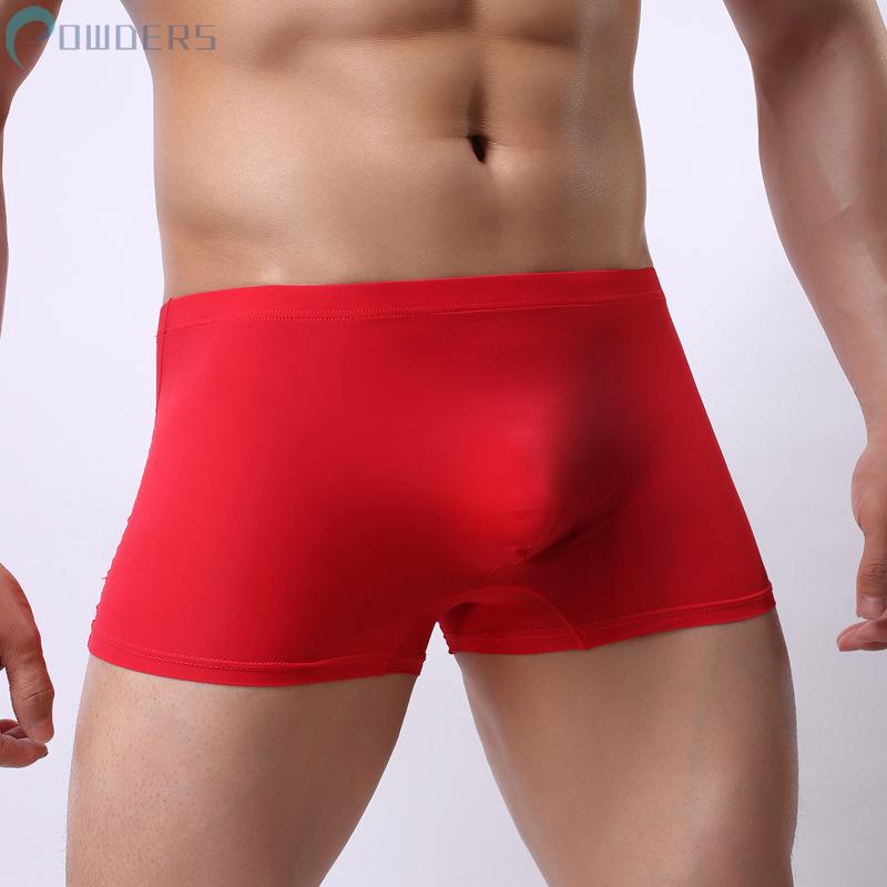 1 Quần Lót Lụa Lạnh Mỏng Thoáng Khí Thay Thế Thời Trang Mùa Hè