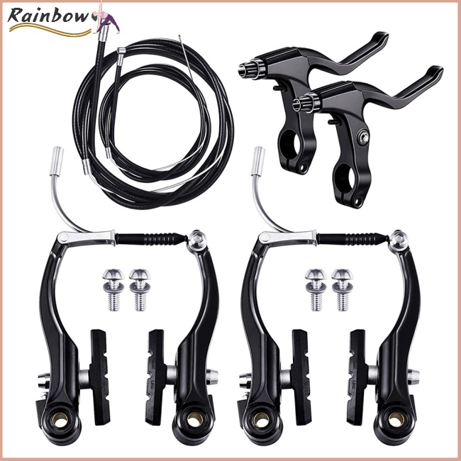 Bộ Kẹp Phanh Loại V Kèm Dây Cáp Phanh Dành Cho Xe Đạp Leo Núi