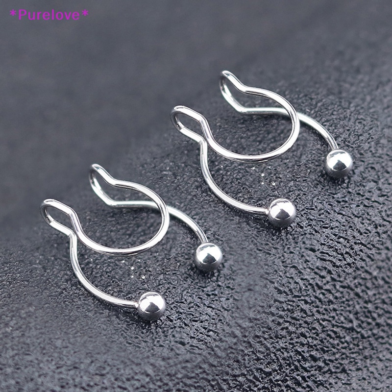 Khuyên Mũi Đính Đá Quý Không Cần Khoan Lỗ Mới