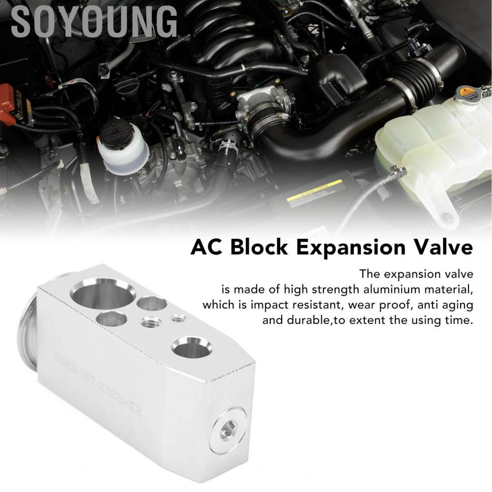 Soyoung AC Expansion Valve 92200AL500 Stable Cooling Flow Restrictors Replacement For INFINITI FX35 2003‑2008