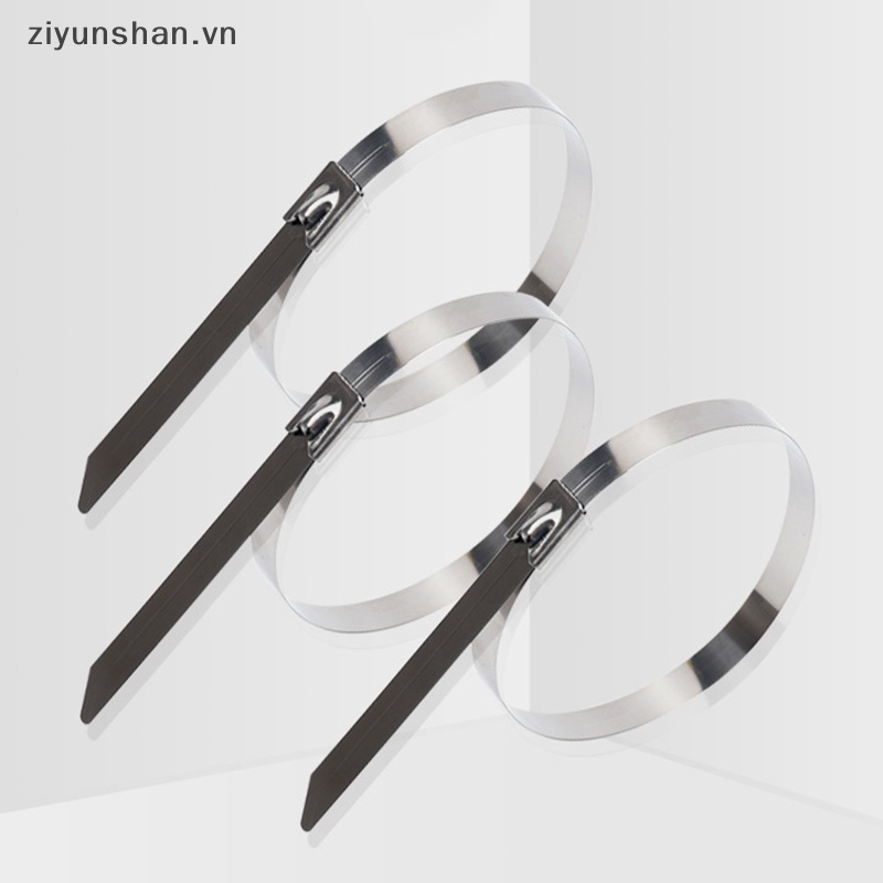 Set 20 / 10 Dây Rút Khóa Zip Bằng Thép Không Gỉ