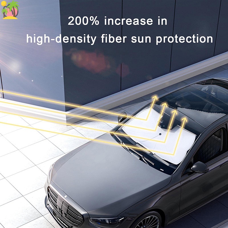 Dù Che Nắng Gắn Kính Chắn Gió Phía Trước Xe Hơi Gấp Gọn Được CR1VN