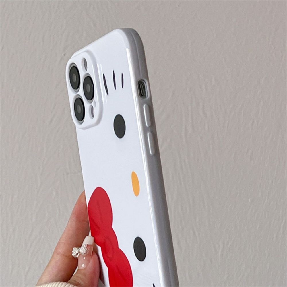 Ốp Điện Thoại TPU Dẻo Họa Tiết Hoạt Hình Hello Kitty Dễ Thương Cho IPhone 11 12 13 14 Pro Max