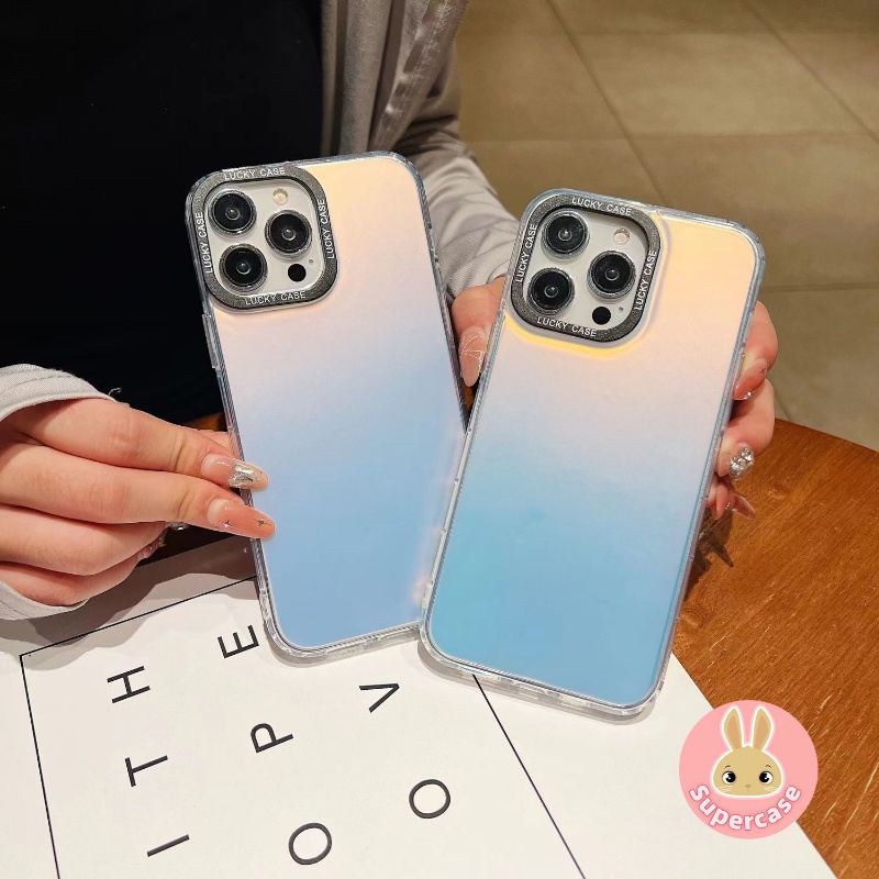 Ốp Điện Thoại Màu Laser Đa Sắc Mẫu Mới Đơn Giản Cho OPPO Reno 9 Pro 5G 8 5G 7 Pro 5G 6 5 5G 5K Find X3 Lite