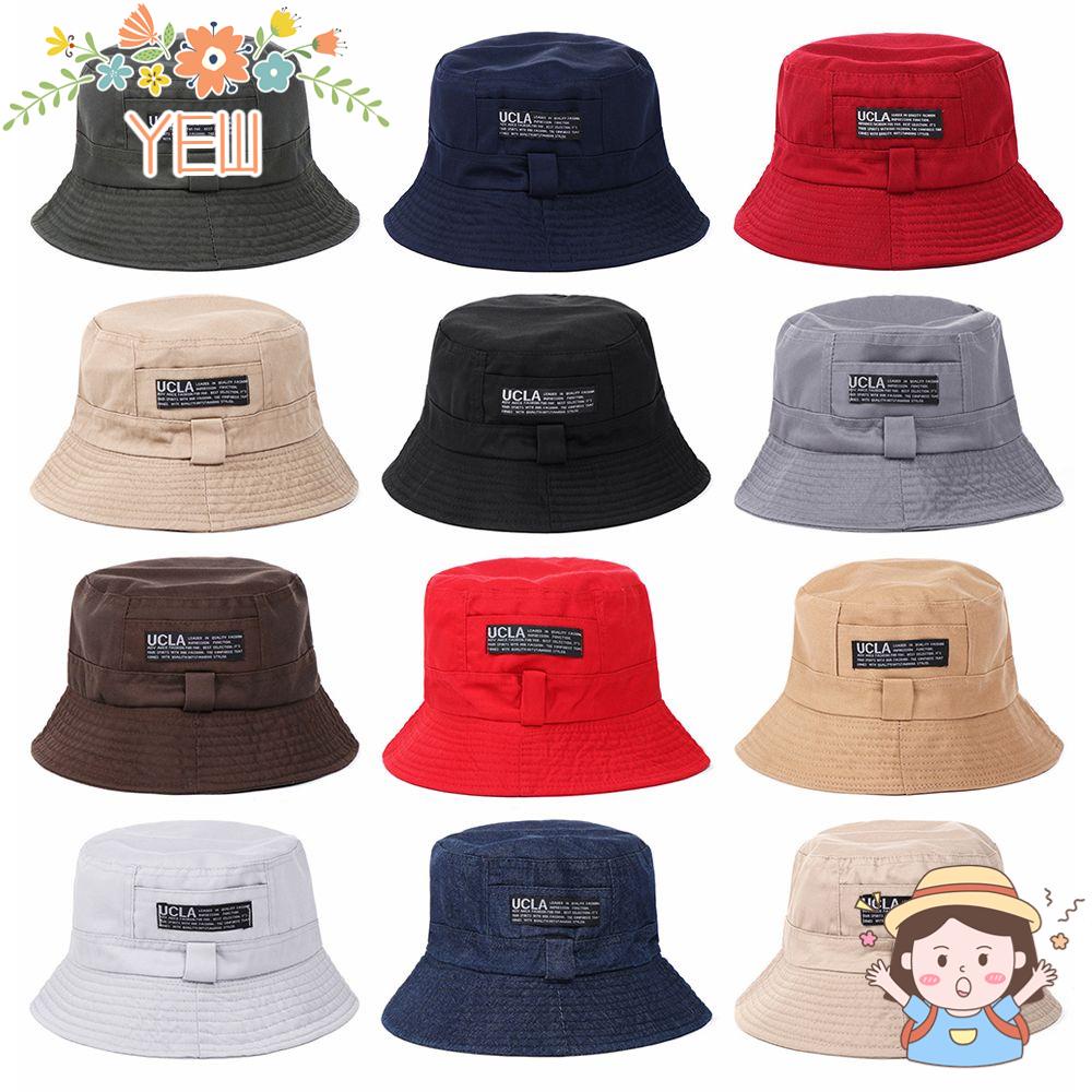 Nón Bucket Vành Rộng Thêu Chữ Thời Trang Cho Nữ