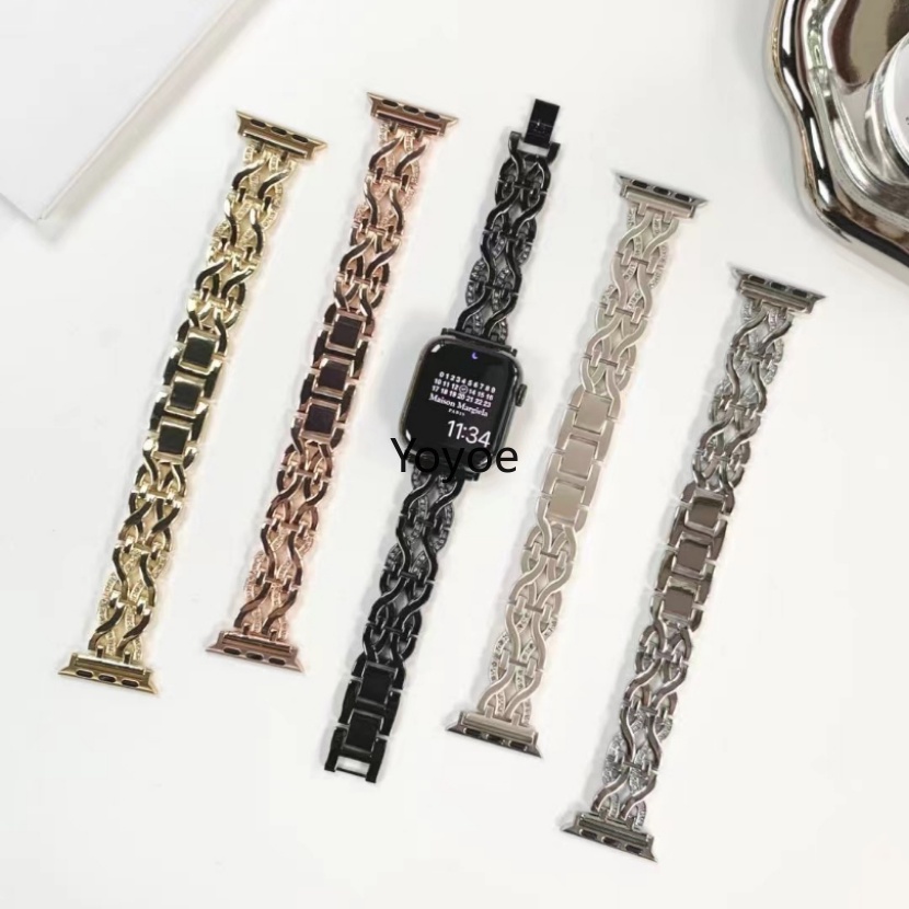 Dây Đeo Bằng Thép Không Gỉ 49mm 42mm 44mm 40mm Cho iWatch Ultra Series 8 7 6 SE 5 4 3 45mm 41mm 38mm
