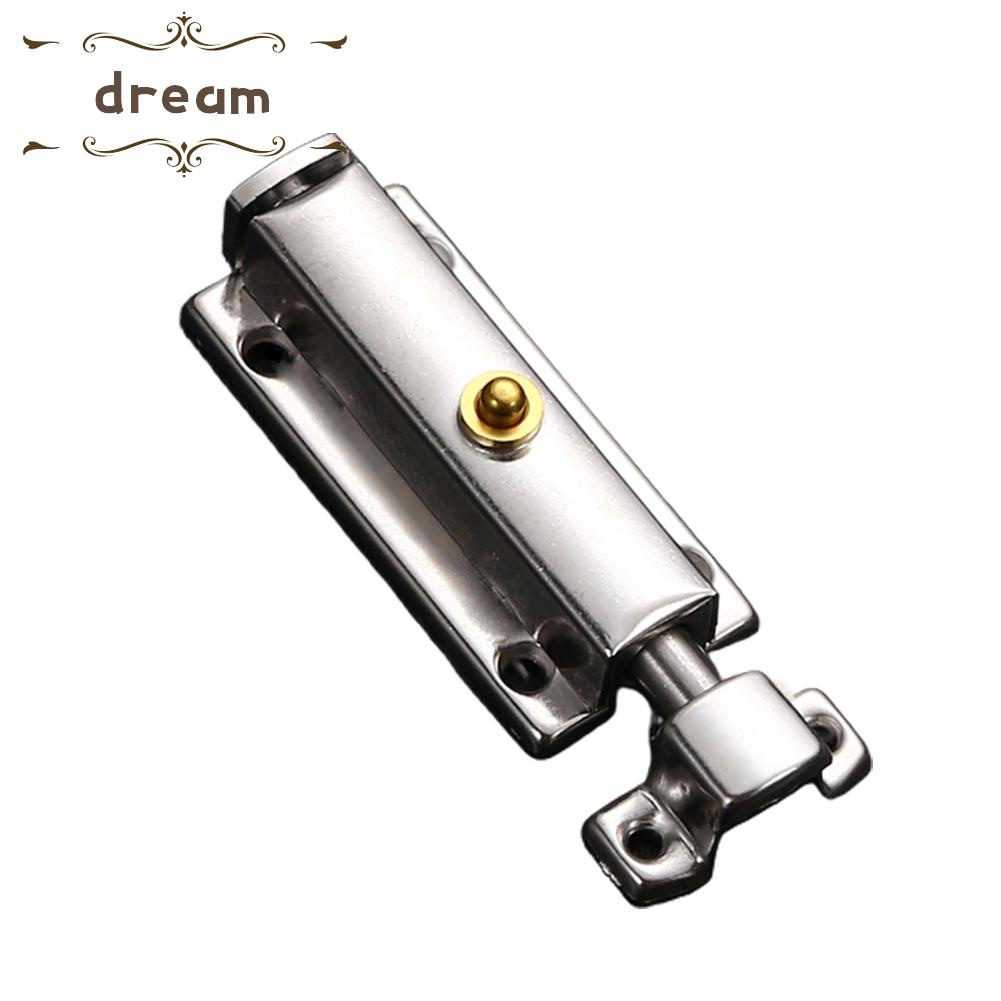 【DREAMLIFE】Self-elastic Latch Bolt Hardware Latch Self-elastic Sliding Stainless Steel