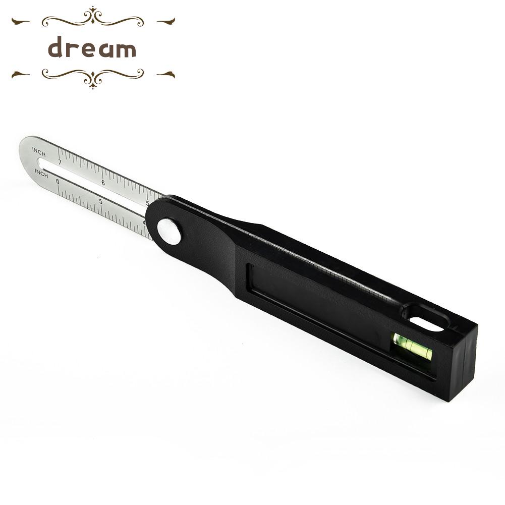 【DREAMLIFE】Angle Ruler Bevel Sliding Carpenters Gauge Angle Finder Wood Marking Tool