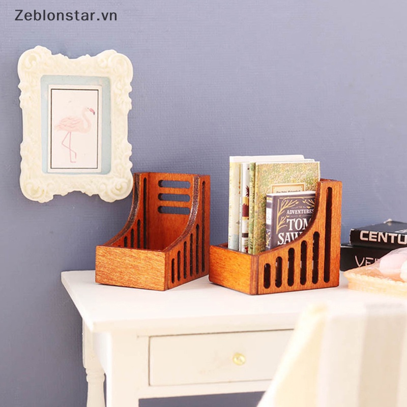 1 Set Kệ Sách 1: 12 Dùng Để Trang Trí Nhà Búp Bê