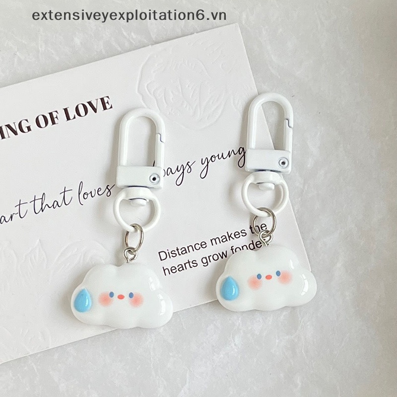 Móc Khóa Xe Hơi Hình Đám Mây Dễ Thương