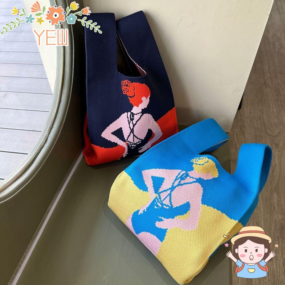 Túi Đeo Vai Mini Đan Len Thời Trang Xinh Xắn Cho Nữ