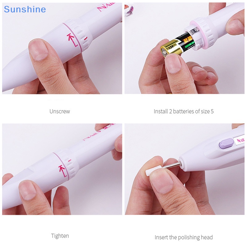 Bút Tẩy Tế Bào Chết Đánh Bóng Móng Tay Mini Tiện Dụng