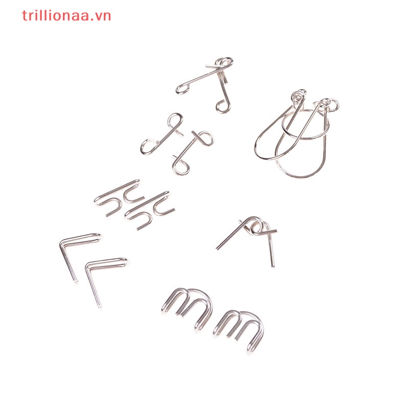 Set 7 Khối Lắp Ghép Kim Loại 3D Phát Triển IQ