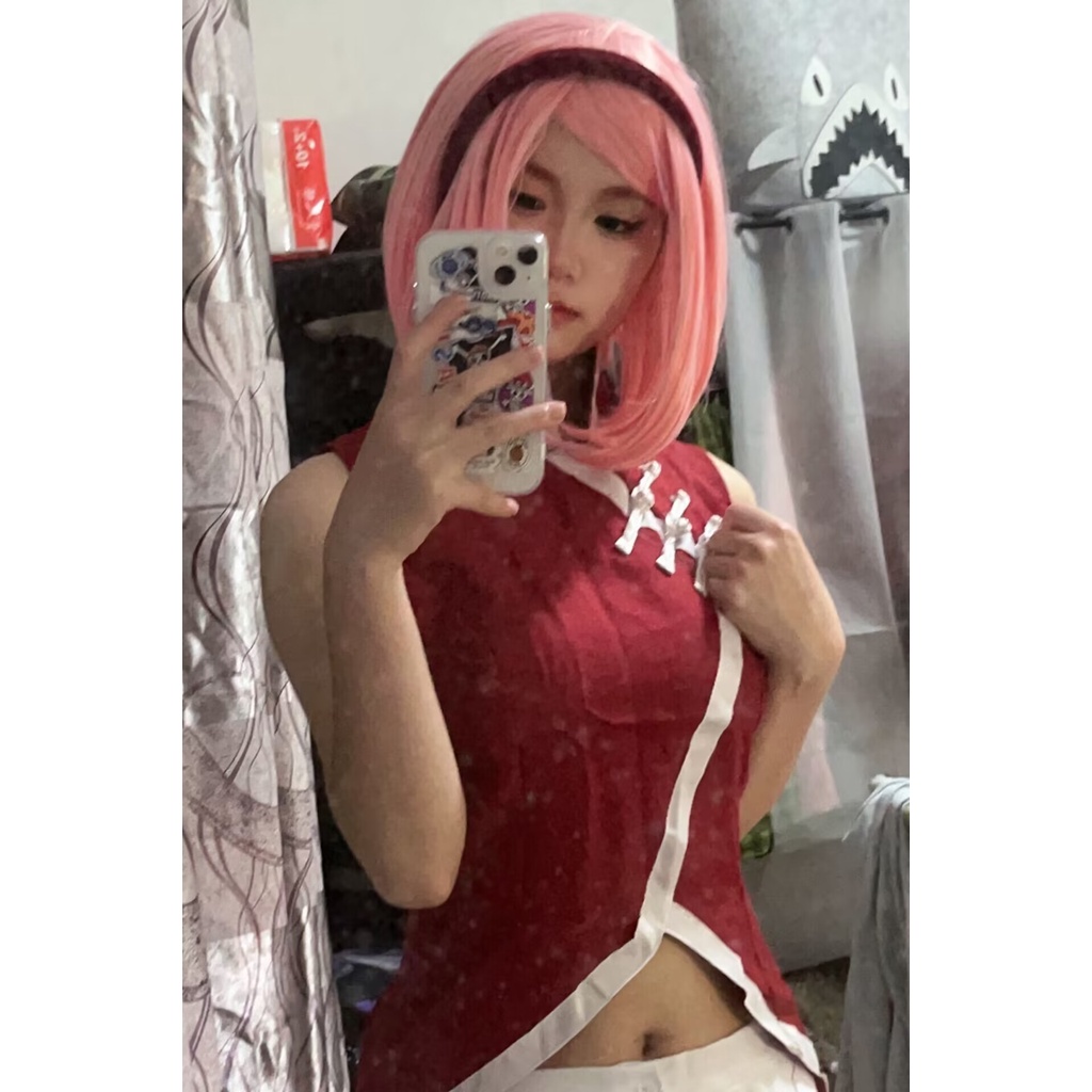 Trang Phục Hóa Trang Nhân Vật Haruno Sakura anime Naruto Phiên Bản Nhà Hát Mới Cho Nữ