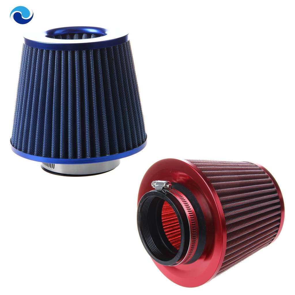 Bộ Lọc Không Khí Công Suất Cao Hình Nón Lưới Màu Đỏ Thông Dụng Cho Xe Hơi