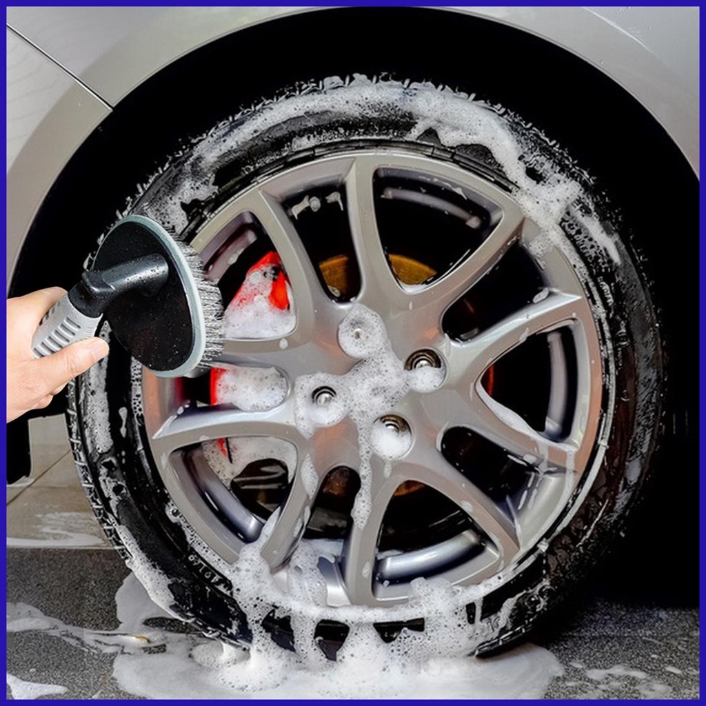 Bộ 2 Bàn Chải Vệ Sinh Bánh Xe Hơi Đa Năng Tiện Dụng