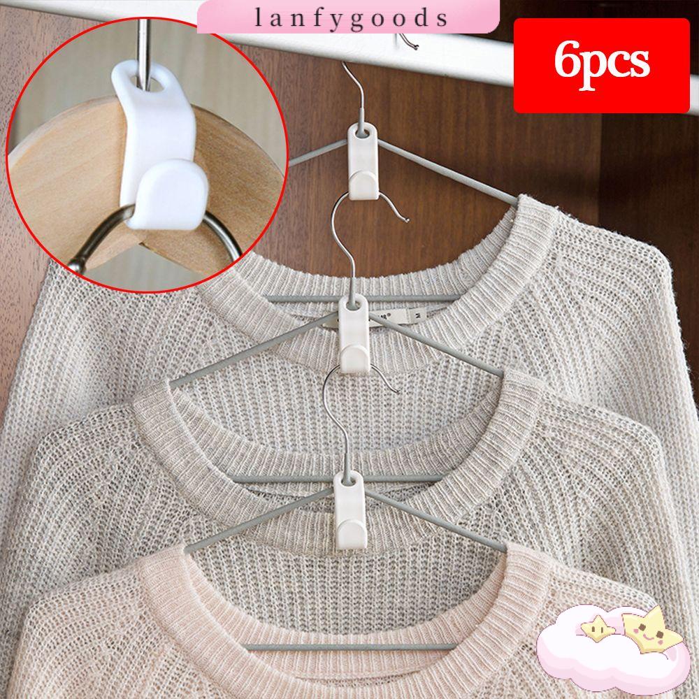 Set 6 Móc Treo Quần Áo Mini Dễ Sắp Xếp Gọn Gàng Cho Nhà Ở