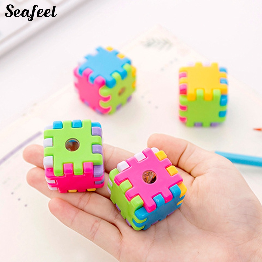 Set 2 Dụng Cụ Gọt Bút Chì Tạo Hình Mảnh Ghép Sáng Tạo