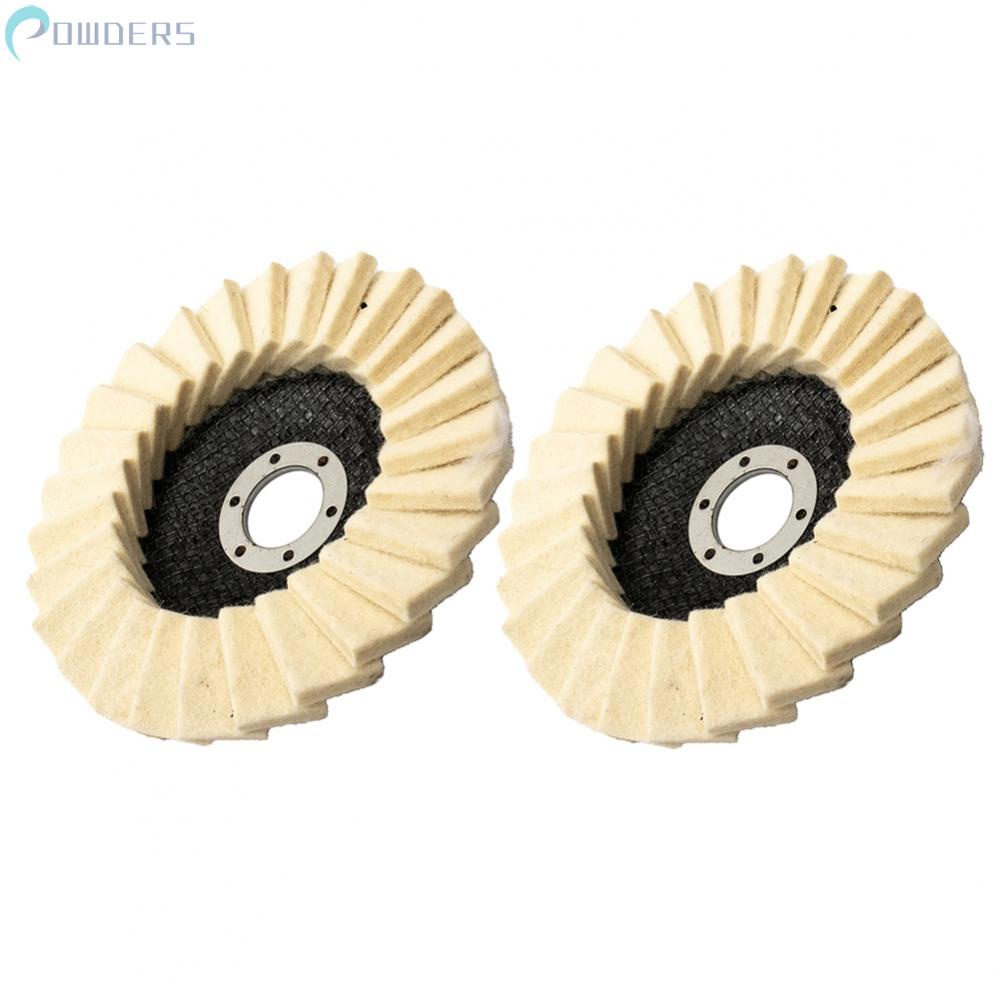 Bộ 2 Miếng Đệm Len Đường Kính Ngoài 125mm / 5 '' Bằng Nhôm Thương Hiệu Mới