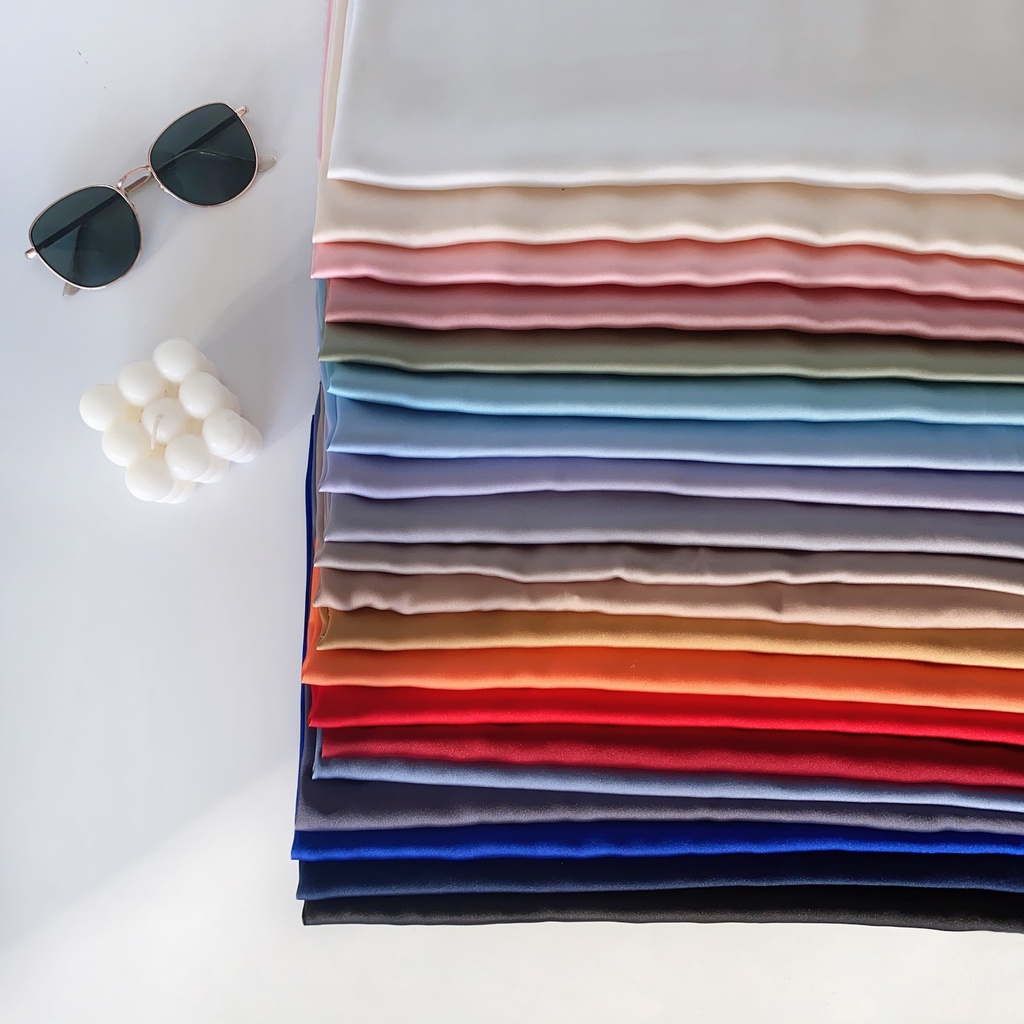 Khăn Choàng Chống Nắng Vải Lụa Mỏng Màu Sắc Đơn Giản Thời Trang Mùa Hè Cho Nữ