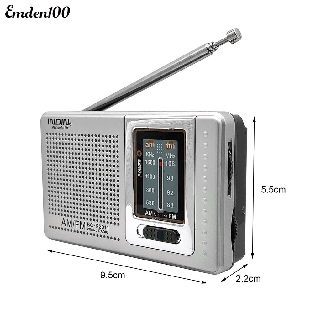 Radio FM Mini BC-R2011 Nhận Tín Hiệu Chất Lượng Cao
