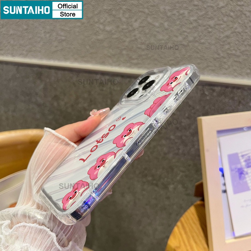 Suntaiho Ốp lưng ốp iphone Ốp Điện Thoại Mềm Hình Winnie 3D Cho iPhone 7 8 Plus X XS XR XSMAX 11 11PRO 11PROMAX 12 13 14 PRO PROMAX
