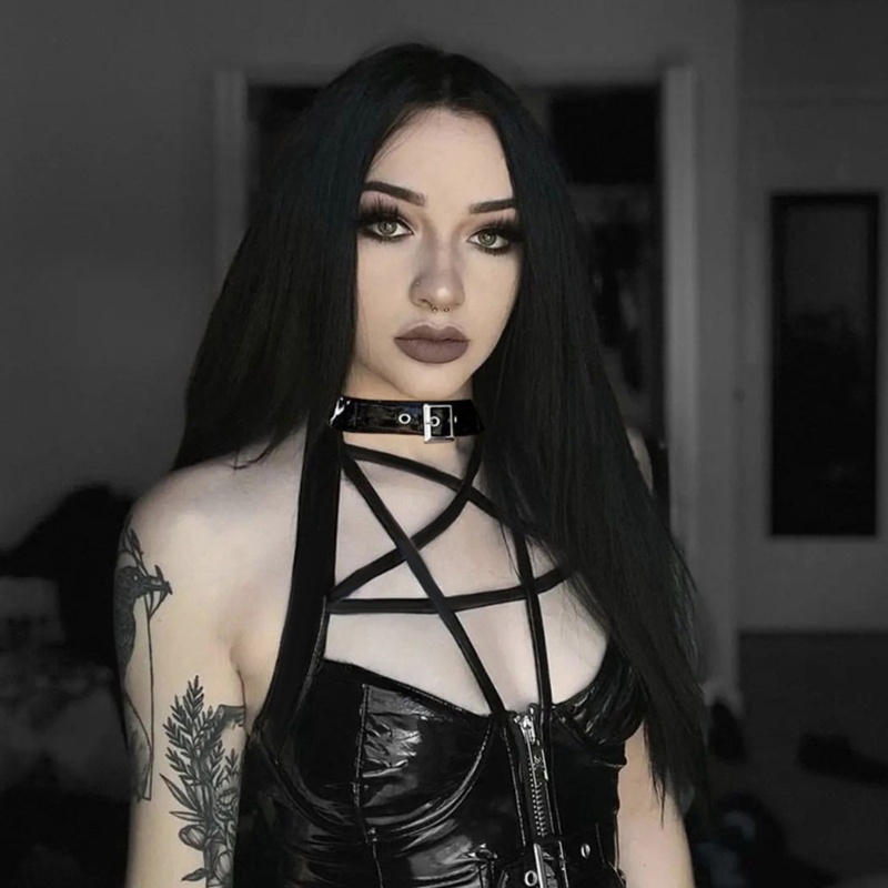 Áo Croptop Ôm Dáng Bằng Da PU Có Khóa Kéo Thời Trang Dành Cho Nữ