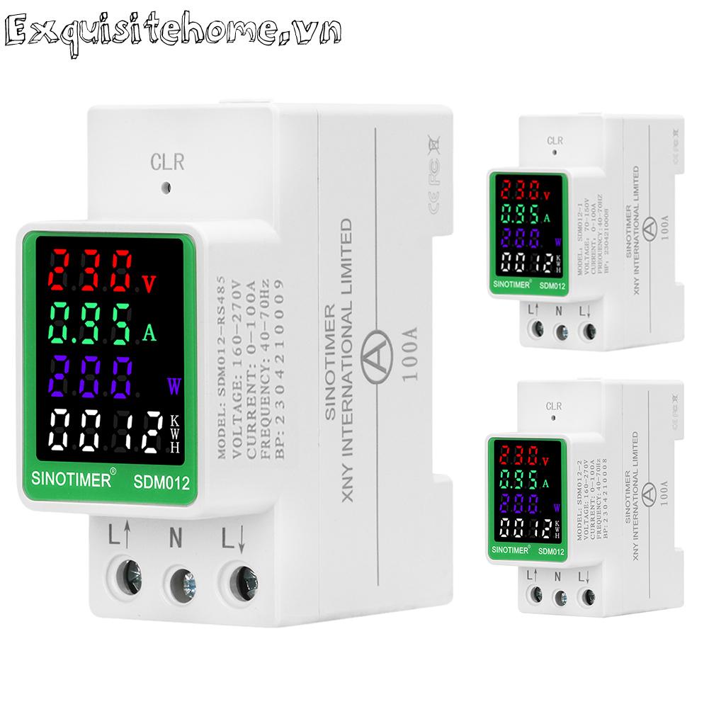 Đồng Hồ Đo Watt, Điện Áp AC Chính Xác Dùng Cho Gia Đình