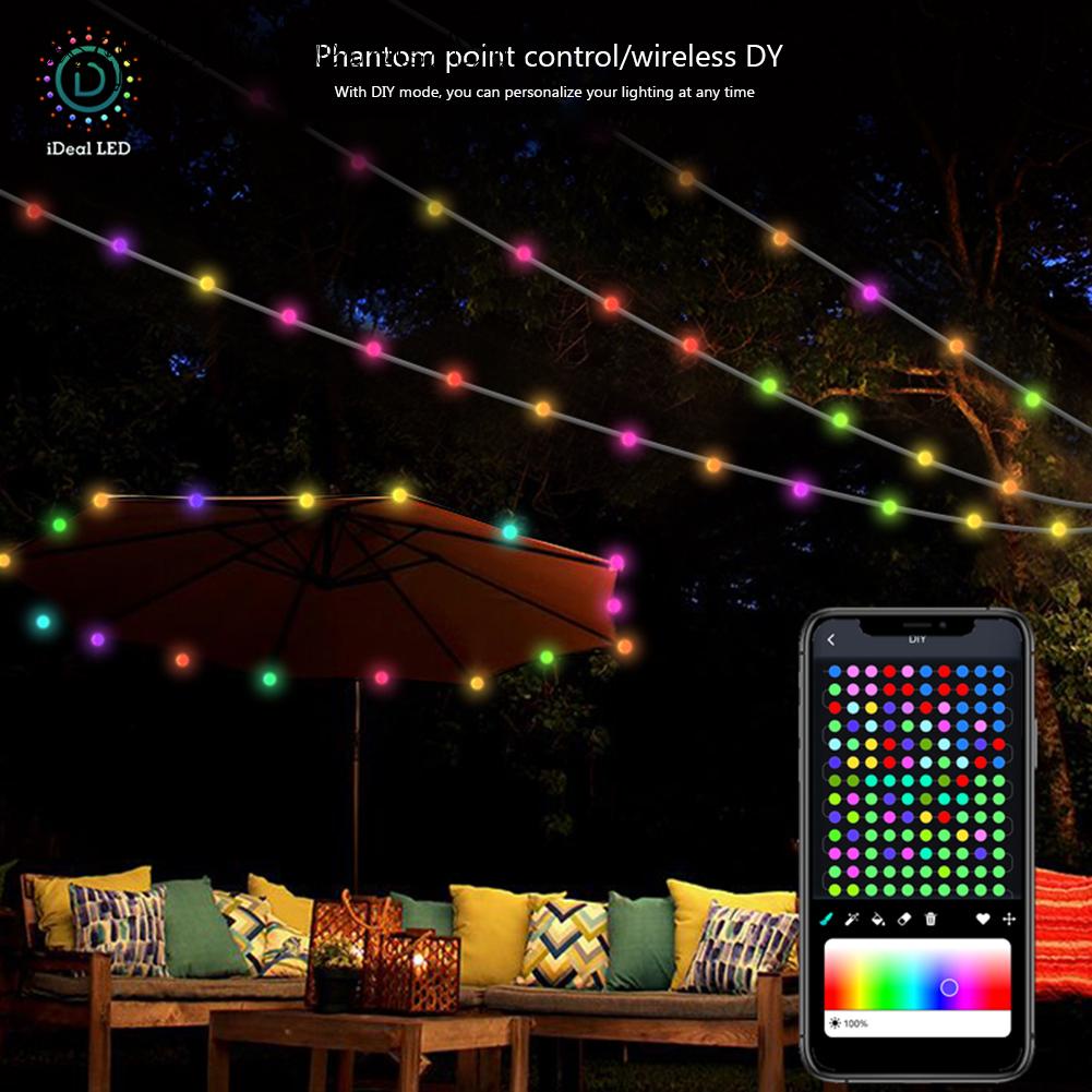 Đèn RGB IP44 Chống Thấm Nước Dùng Trang Trí Sân Vườn, Giáng Sinh